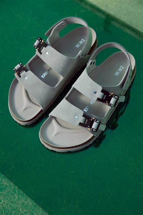 dior x burkenstock|Dior Birkenstock sandals.